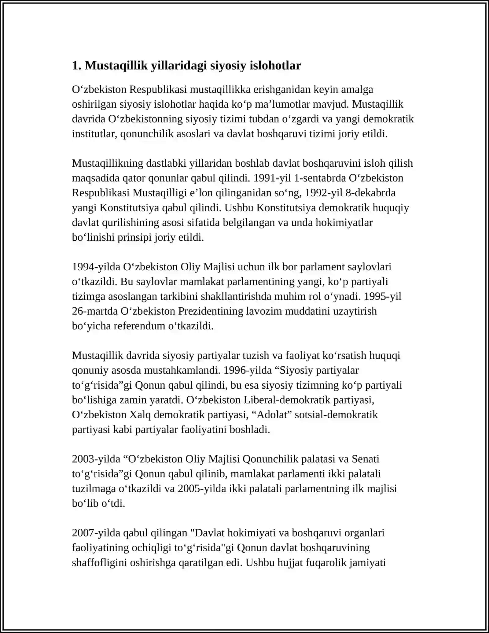 O'ZBEKISTONNING ENG YANGI TARIXI 3