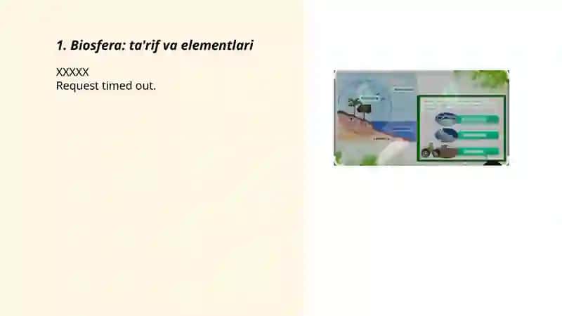 Biosfera: ta'rif va elementlari 3