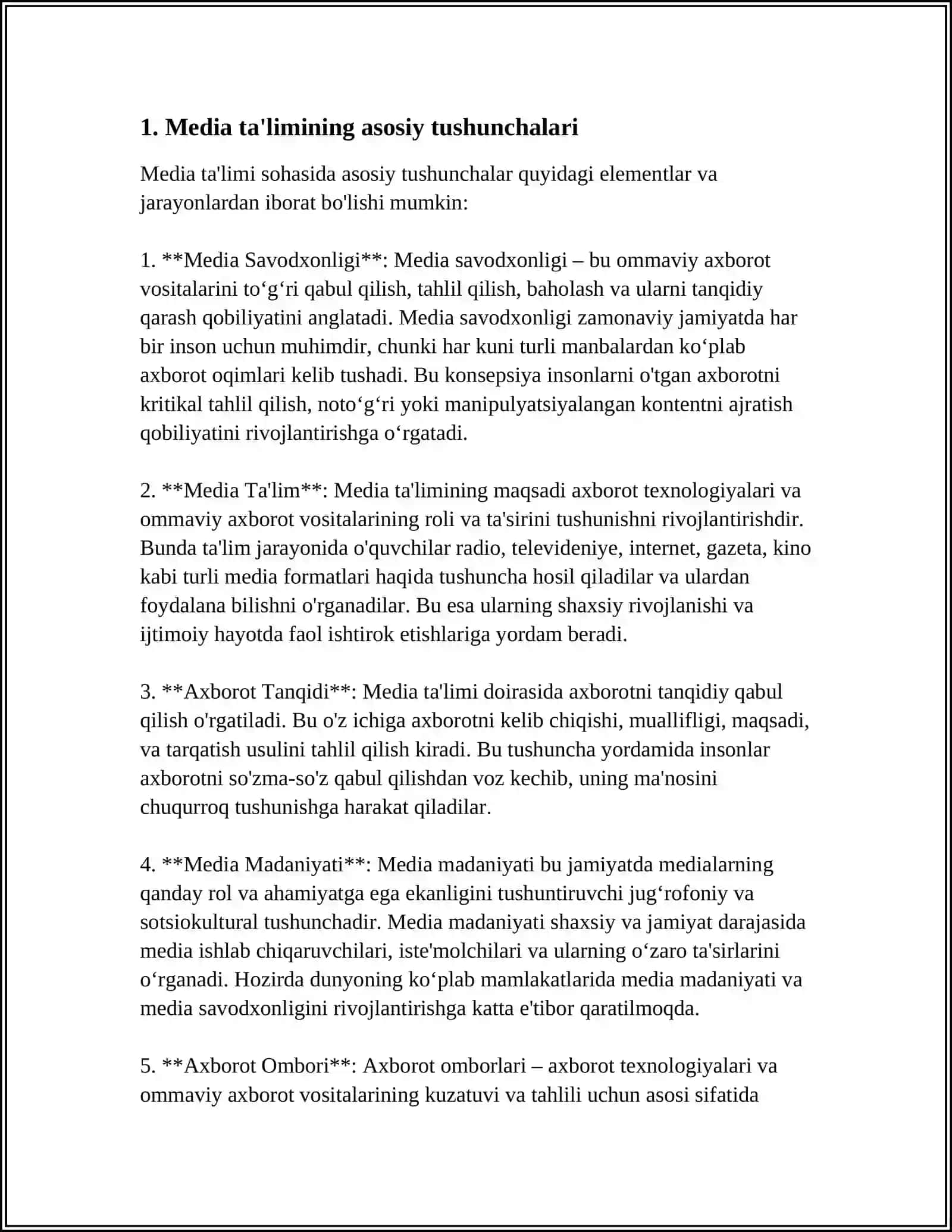 MEDIA TA' LIMI PRINSIPLARI 3