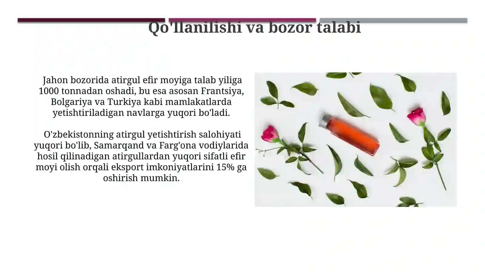 Atirgul efir moyiniekstraksiyaqilish 3