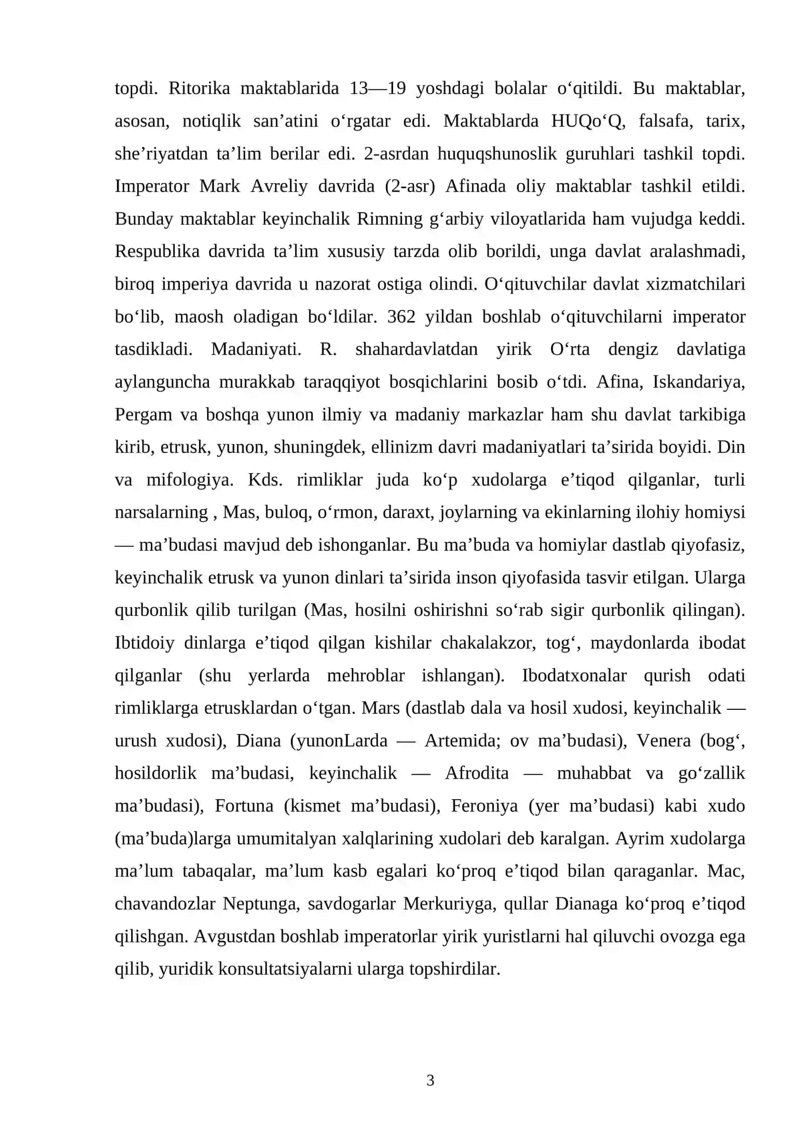 Qadimgi Rim sanati va me’morchiligi 3
