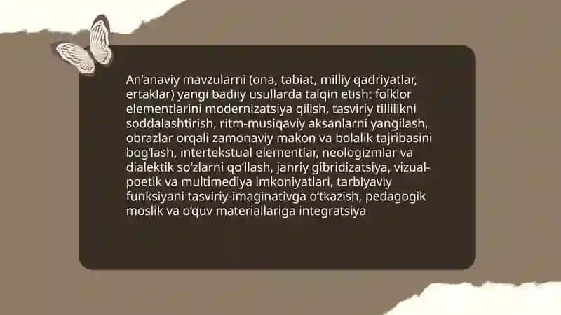 O’zbek bolalar she’riyatida ijodiy-uslubiy izlanishlar 3