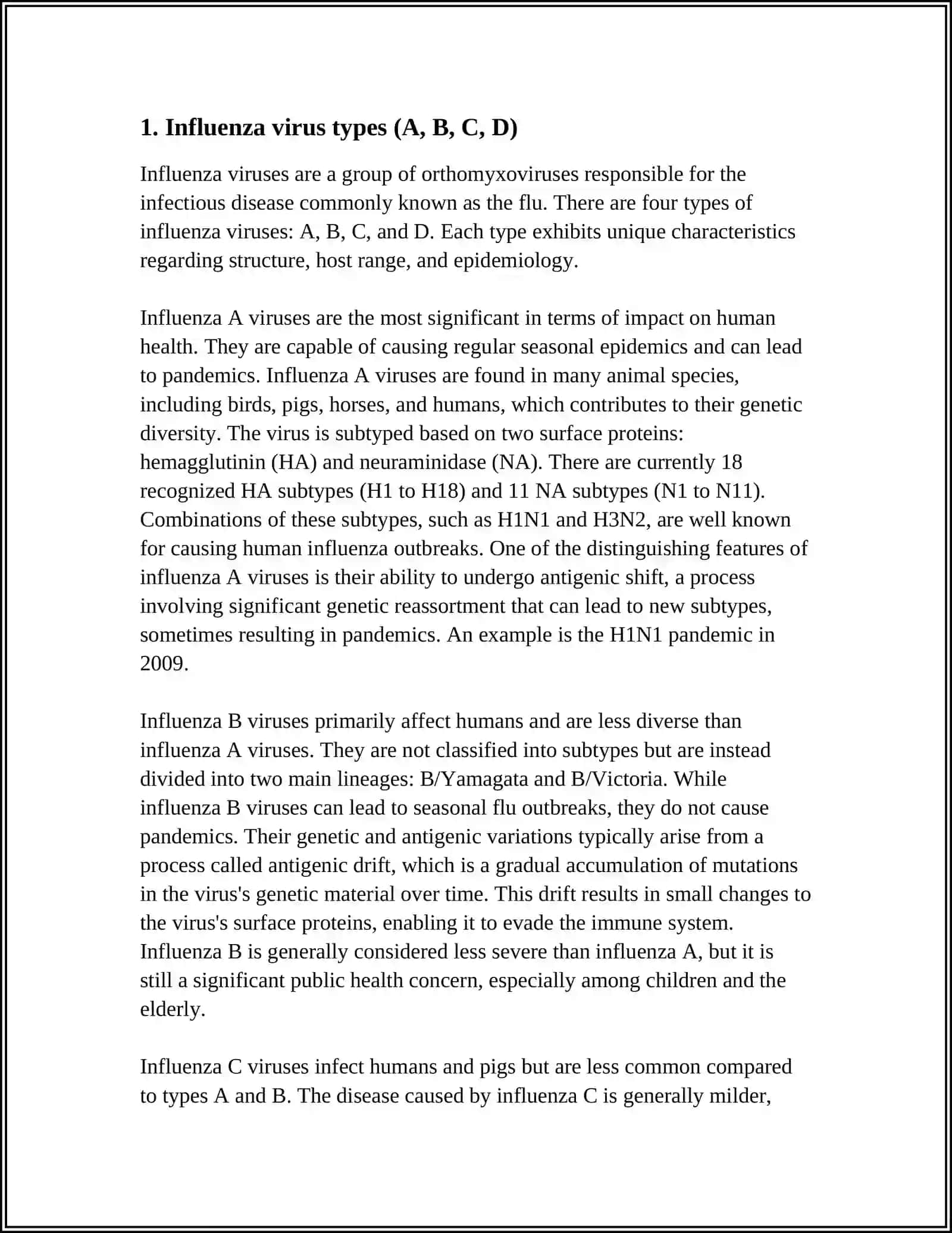 INFLUENZA 3