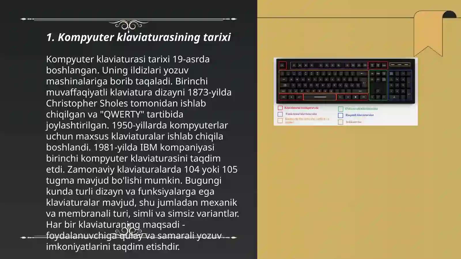 Kompyuter klaviaturasining evolyutsiyasi 3