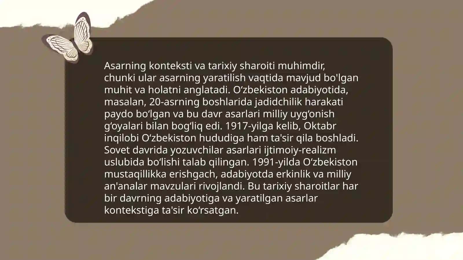 CHo'lponing kecha va kunduz asari tahlili 3
