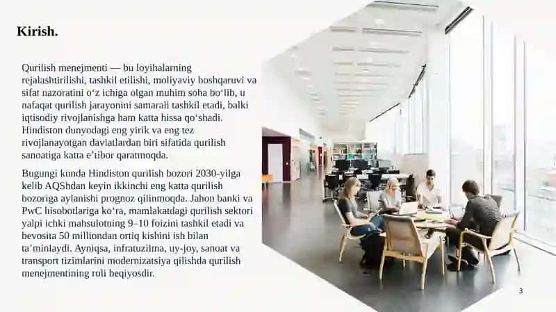 Hindistonda Qurilish Menejmenti 3