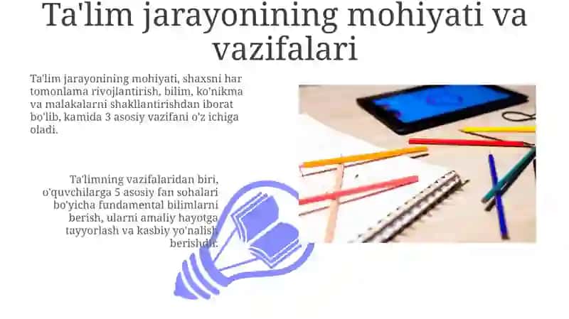Taʼlim jarayonining tamoyillari va qonuniyatlari 3