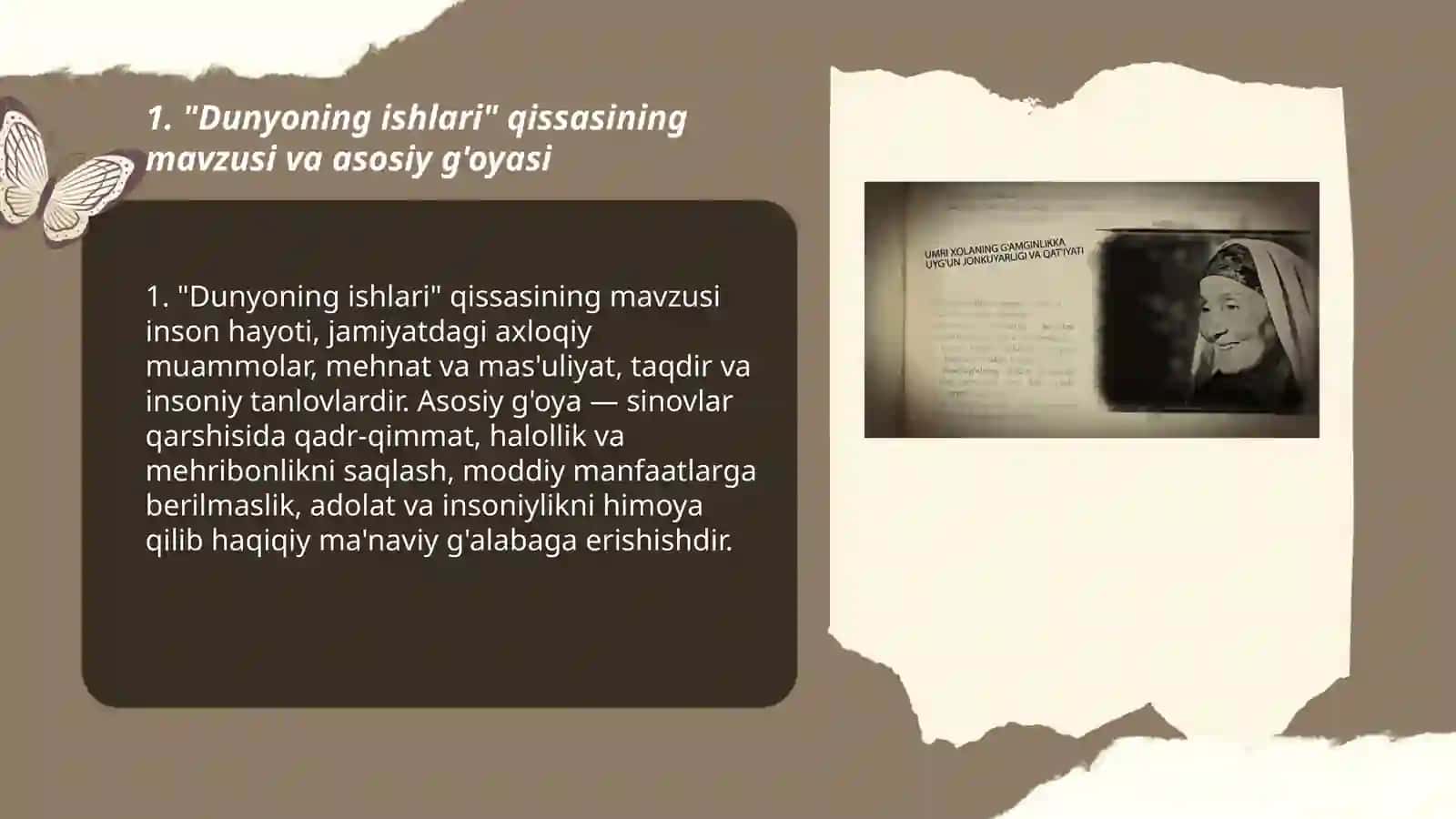 Dunyoning ishlari qissasi 3