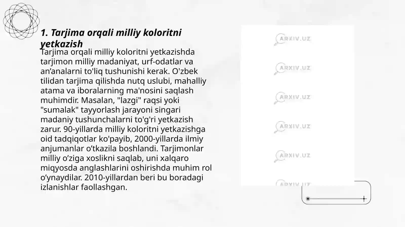 Tarjima va milliy kolorit 3