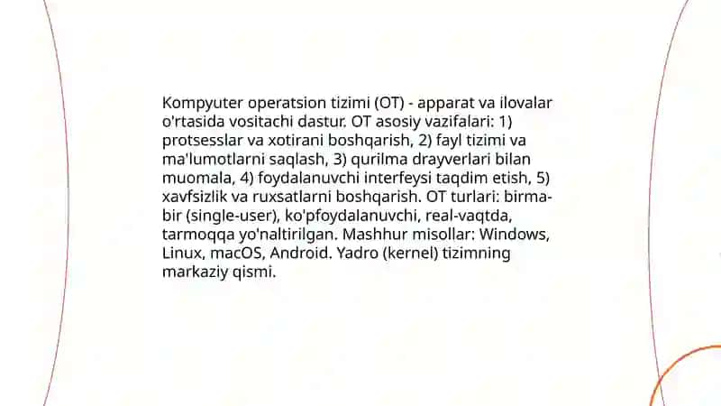 Kompyuter dasturiy ta'minotlari 3