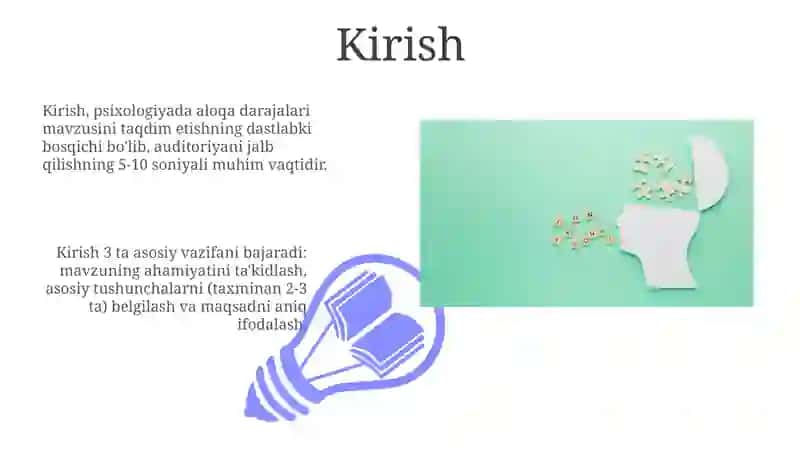 Psixologiyada kommunikatsiya darajalari 3
