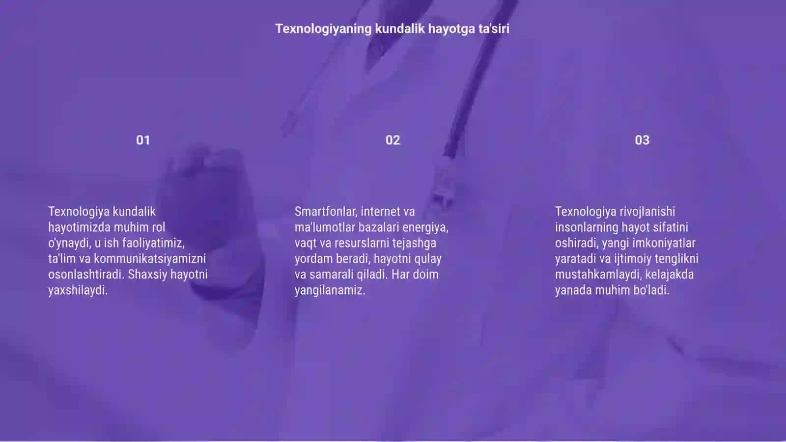 Texnologiyaning kundalik hayotga ta'siri 3