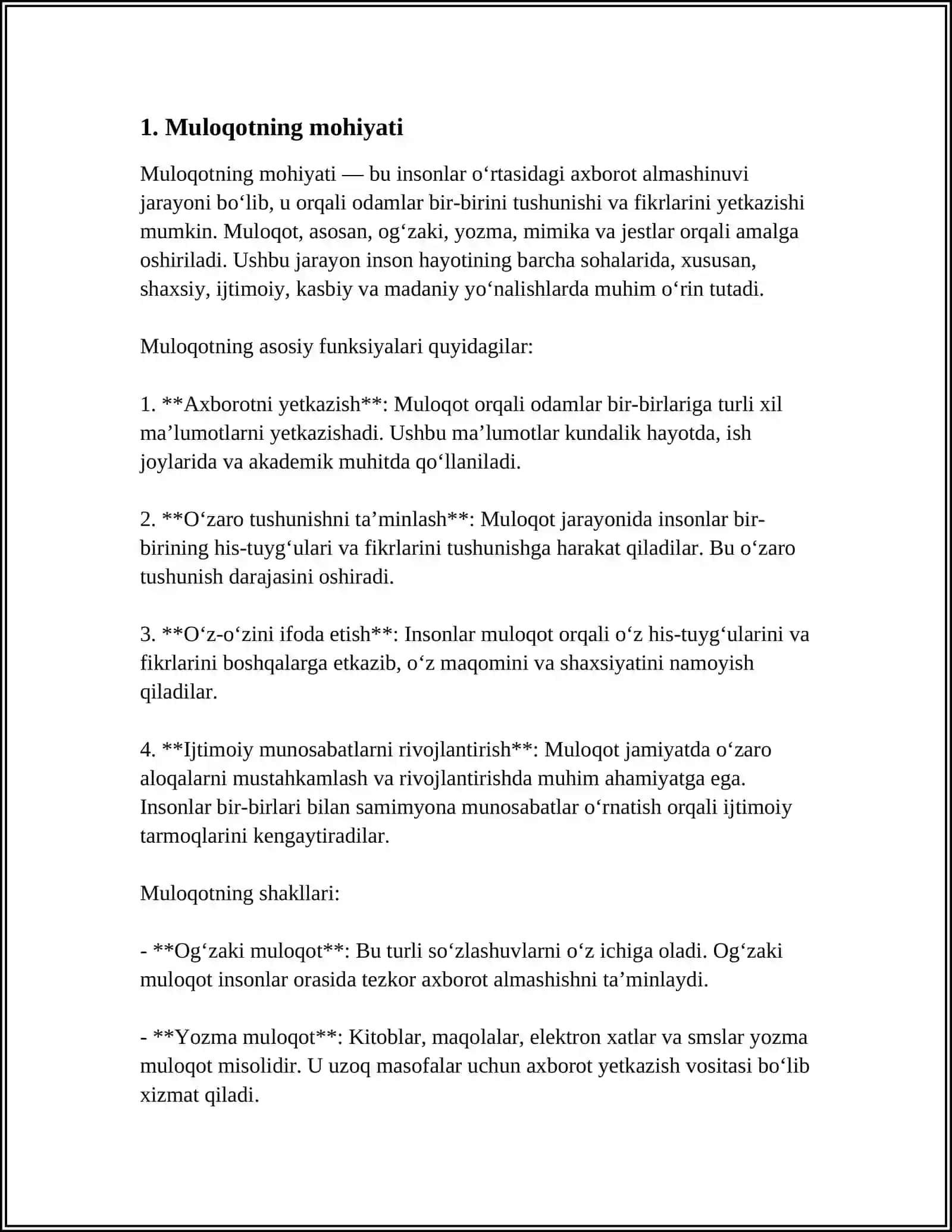 MULOQOT TUSHUNCHASI 3