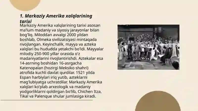 Markaziy Amerika xalqlari etnologiyasi 3