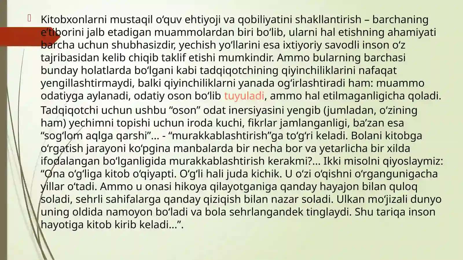 Kitobxonlik faoliyatini shakllantirish 3