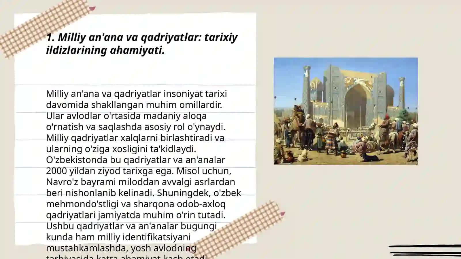 Diniy va milliy anana va qadryatlardan faxrlanish 3