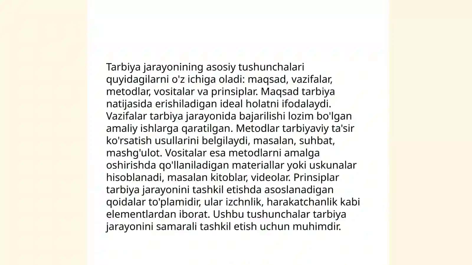 Tarbiya jarayoni va uning mohiyati 3