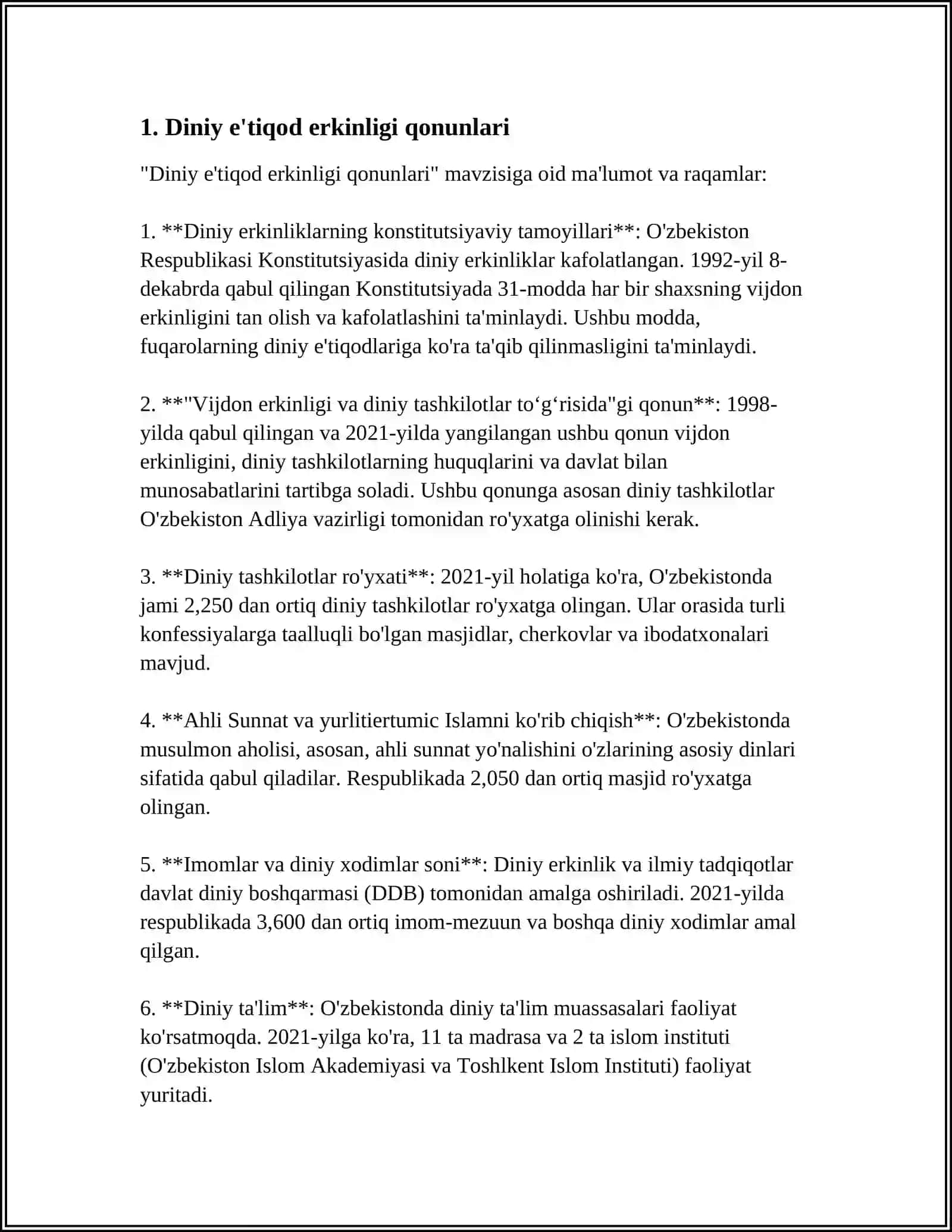VIJDON VA E'TIQOD ERKINLIGI 3
