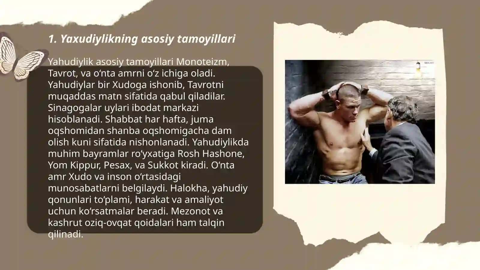 Yaxudiylik ta'limoti, anana va marosimlari 3