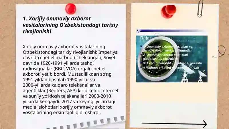 Xorijiy ommaviy axborot vositalarining media makondagi oʻrni 3
