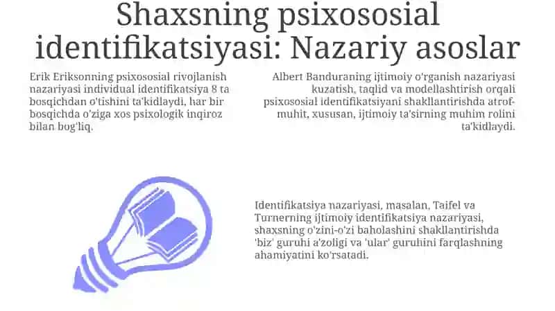 Shaxsning psixosotsial indifikatsiya va rollarning anglashuvi 3