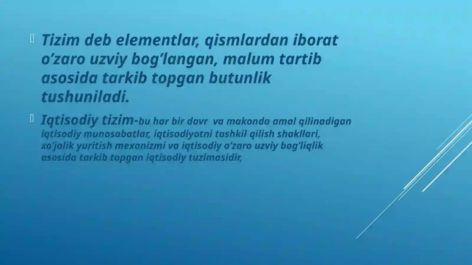 Iqtisodiy tizim modellar va mulkchilik 3