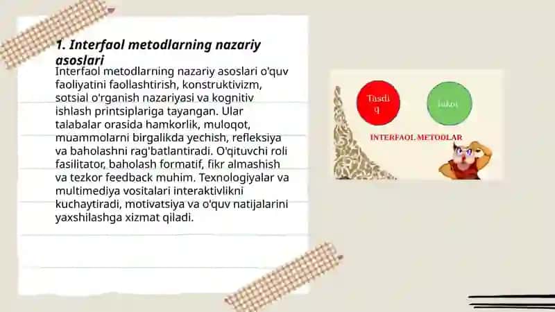 Interfaol metodlar va ularni qo'lash mahorati 3