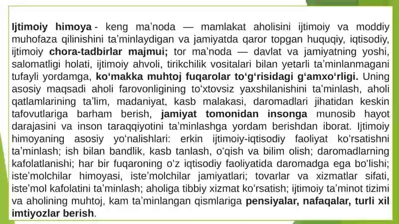 Oʻzbekiston respublikasidagi ijtimoiy oʻzgarishlar 3