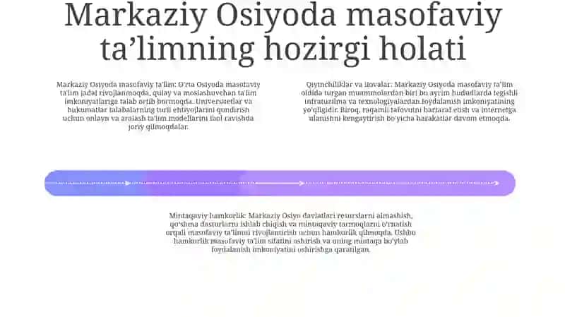 Oʻrta Osiyoda Masofaviy taʼlim Tarixi 3