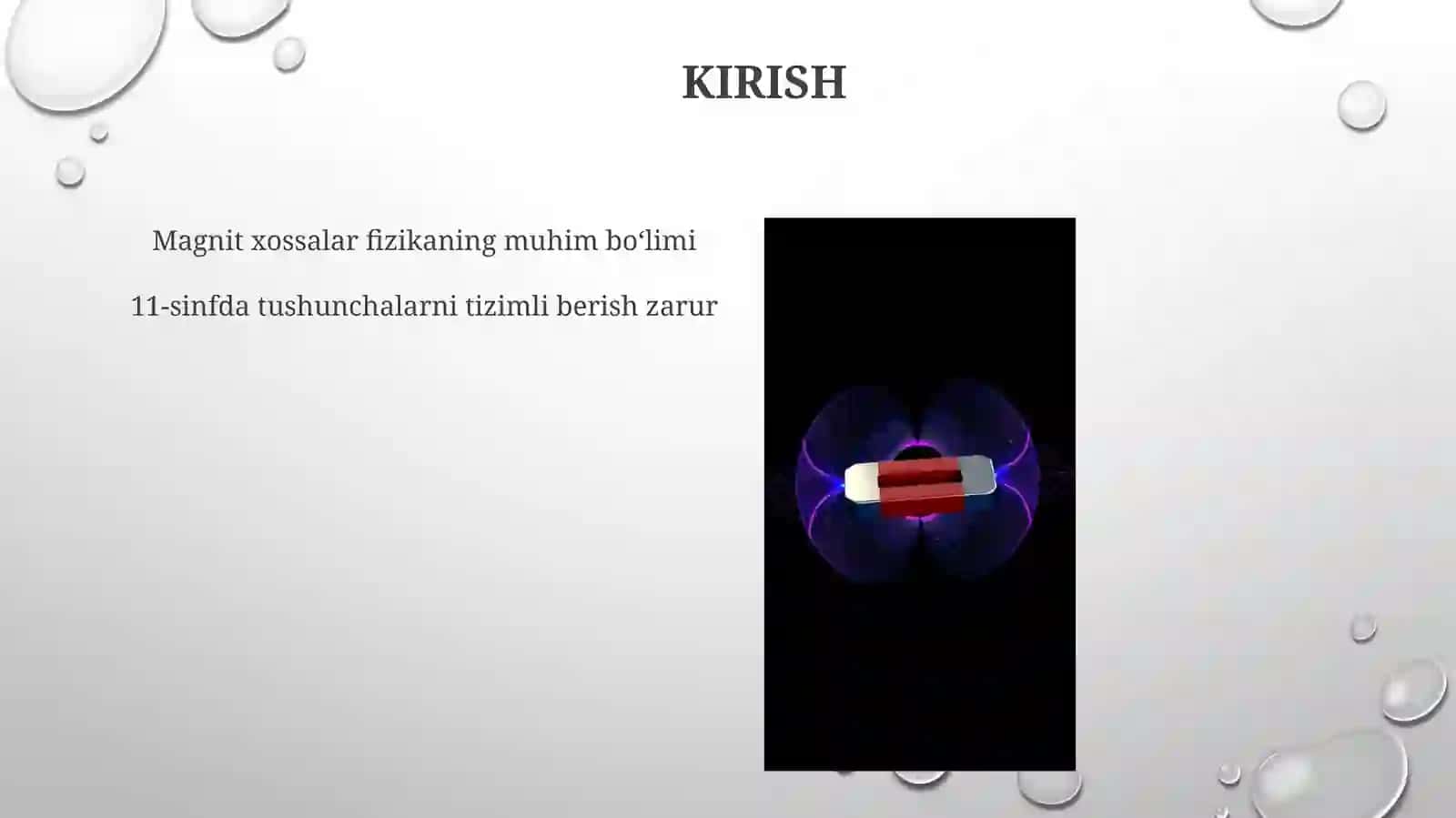 11-sinfda "moddalarning magnit xossalari" mavzusini o'qitish metodikasi 3