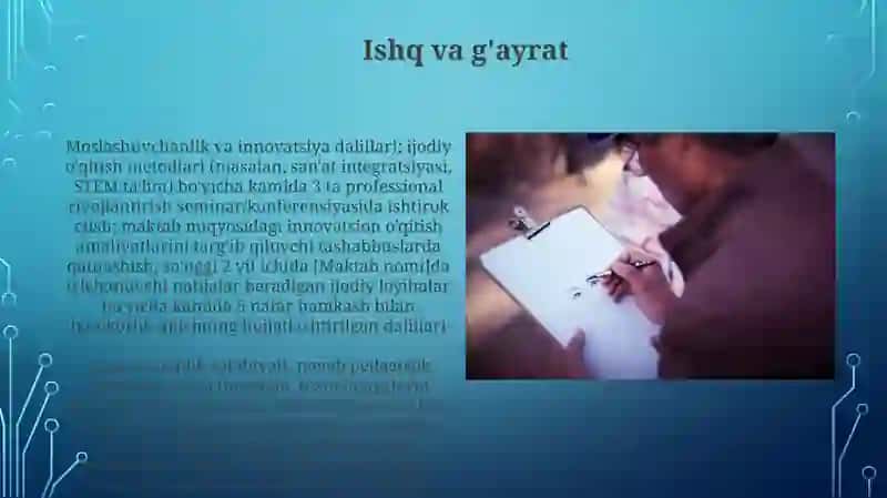 O'qituvchining kreativ salohiyatini aniqlash mezonlari 3