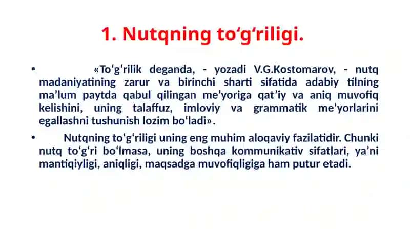 Nutqning Kommunikativ Sifatlari 3