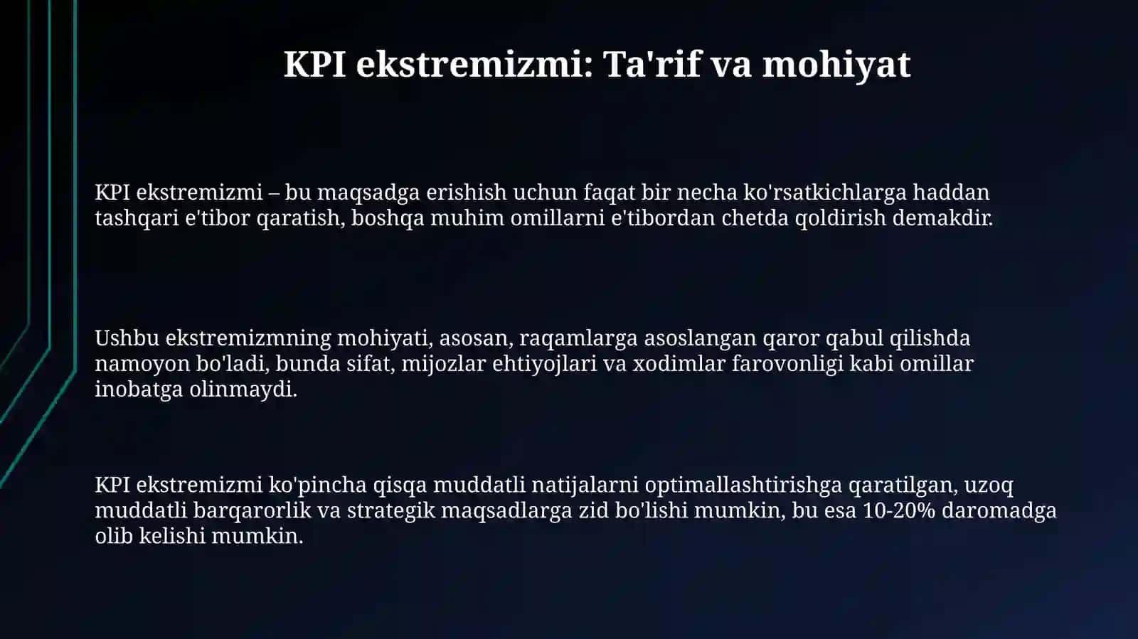 KPI Ekstremizmihaqida 3