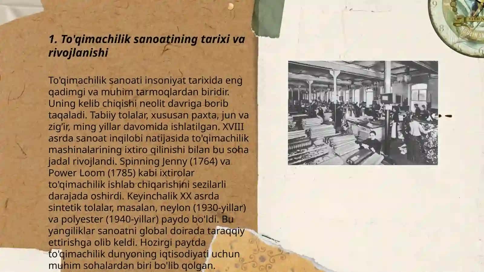 To'qimachilik sanoatining taxlili 3