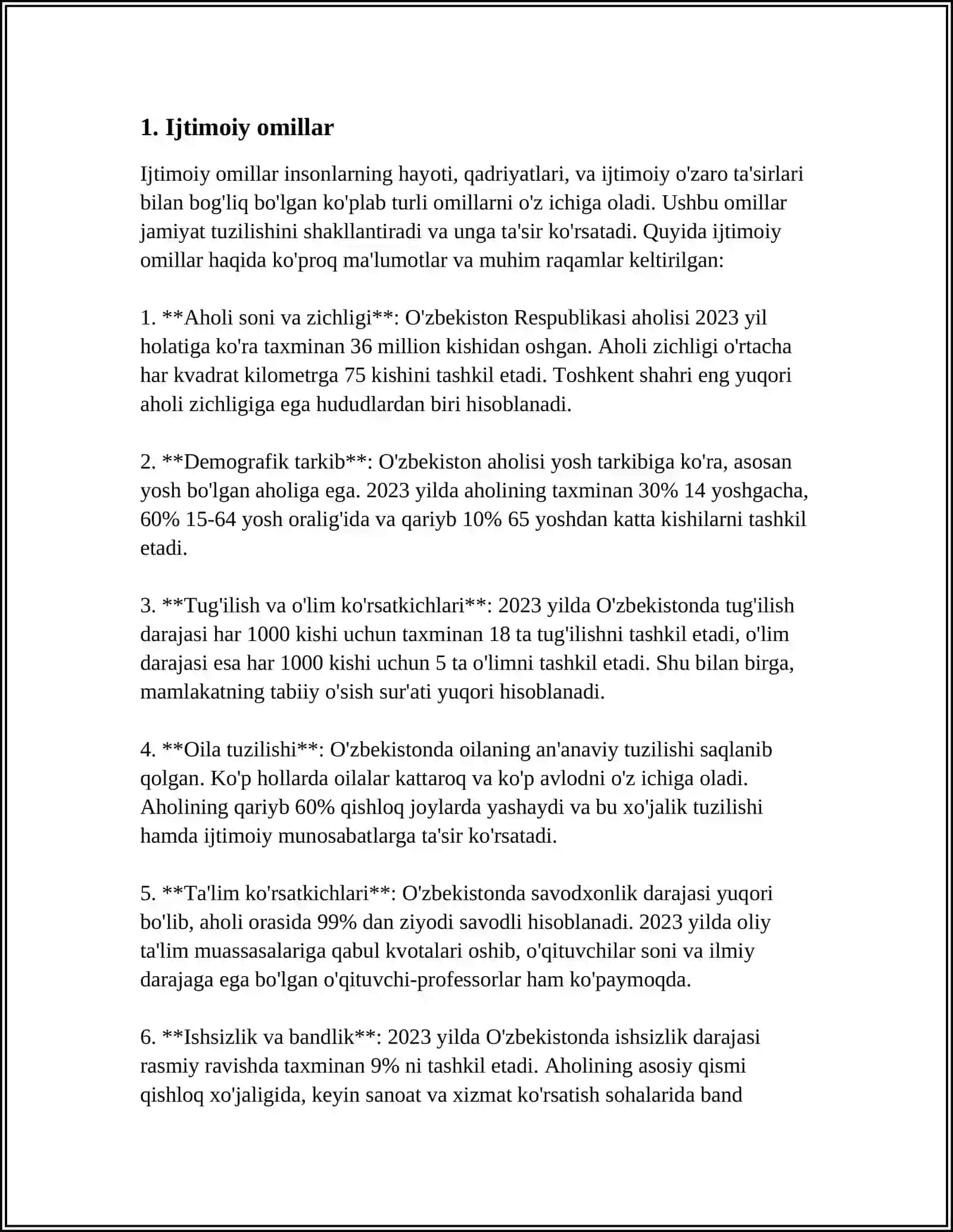 TALABGA TA'SIR QILUVCHI OMILLAR 3