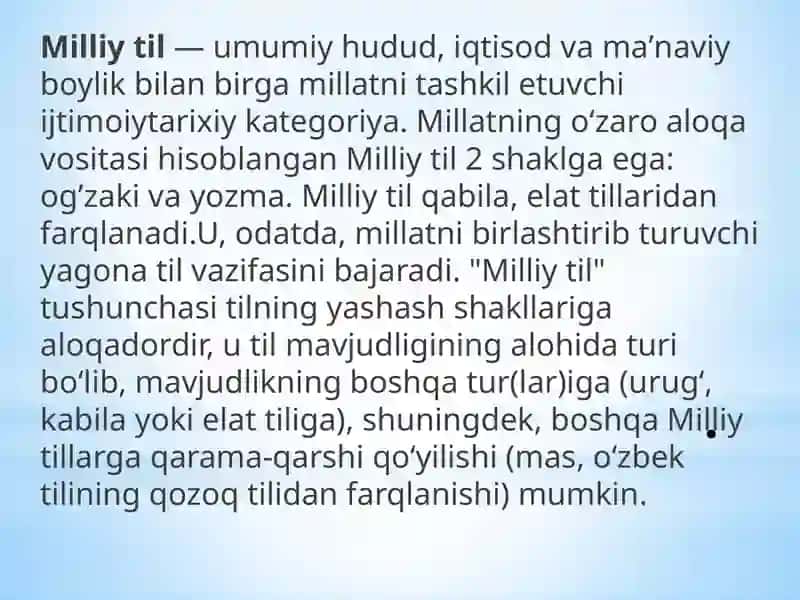 Milliy til va adabiy til 3
