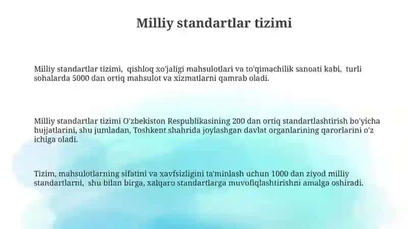 Milliy standartlar tizimi 3