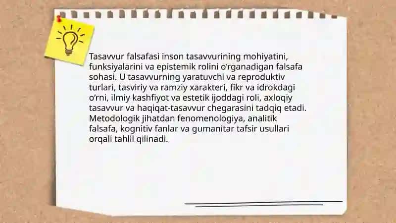 Tasavvur falsafasi 3
