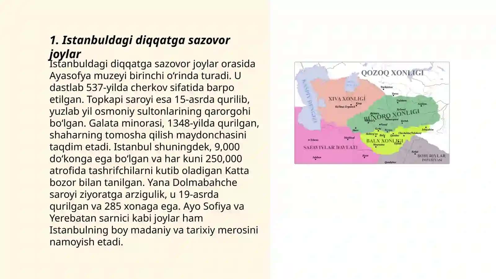 Mening orzuimda shahar. Turkiya 3