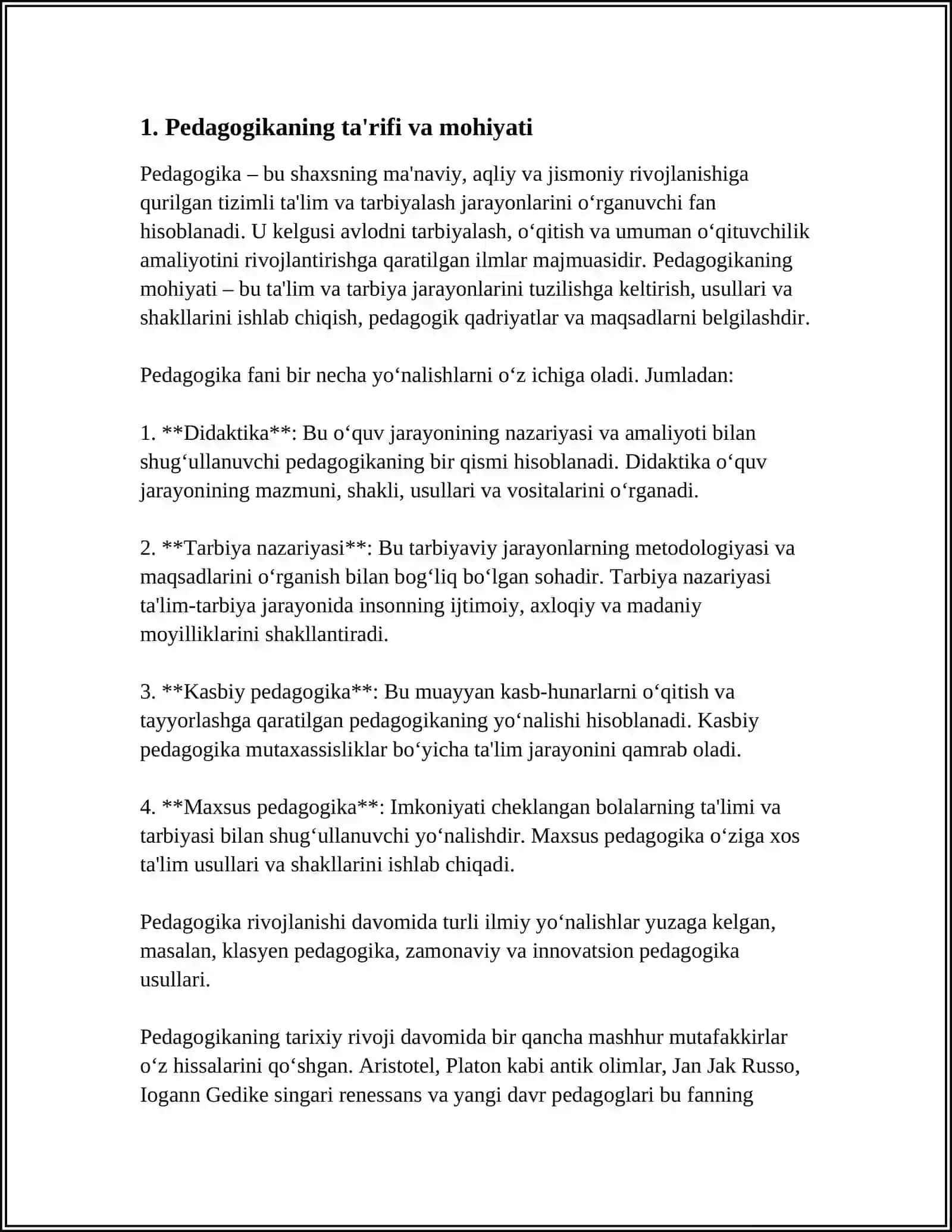 PEDAGOGNING IJTIMOIY VA PROFESSIONAL FUNKSIYALARINING ASOSLARI 3