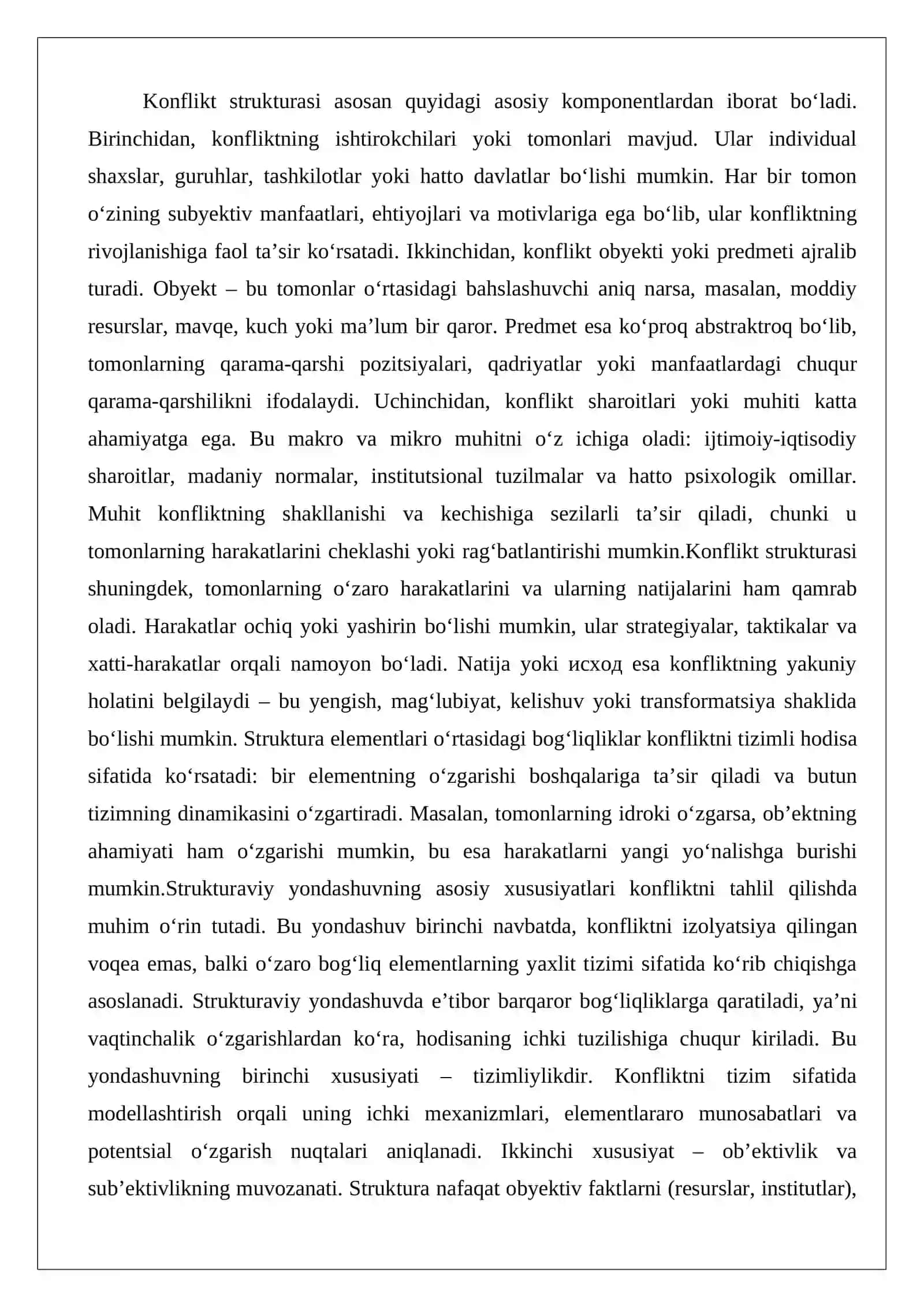 Konfliktning Strukturasi 3