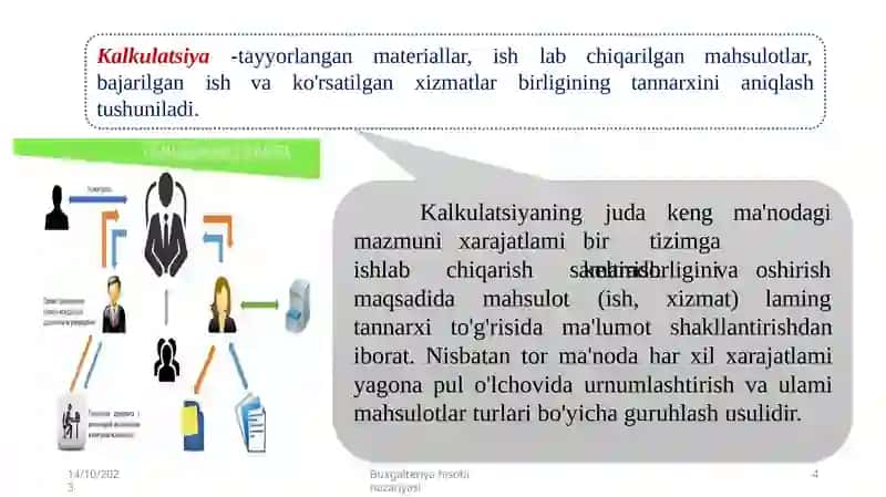 Kalkulyatsiya buxgalteriya hisobi usulining muhim elementi. 3