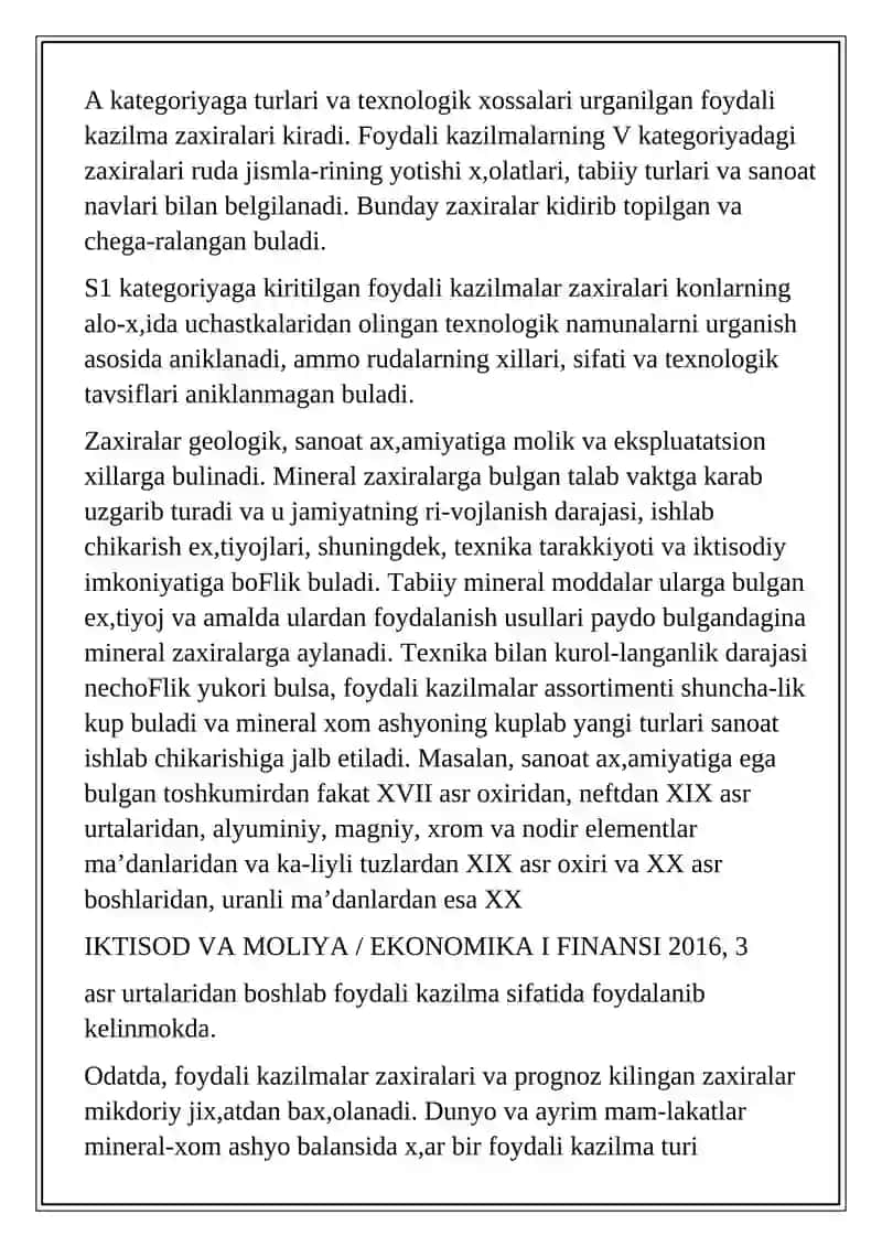 Mineral-xom ashyo resurslari 3