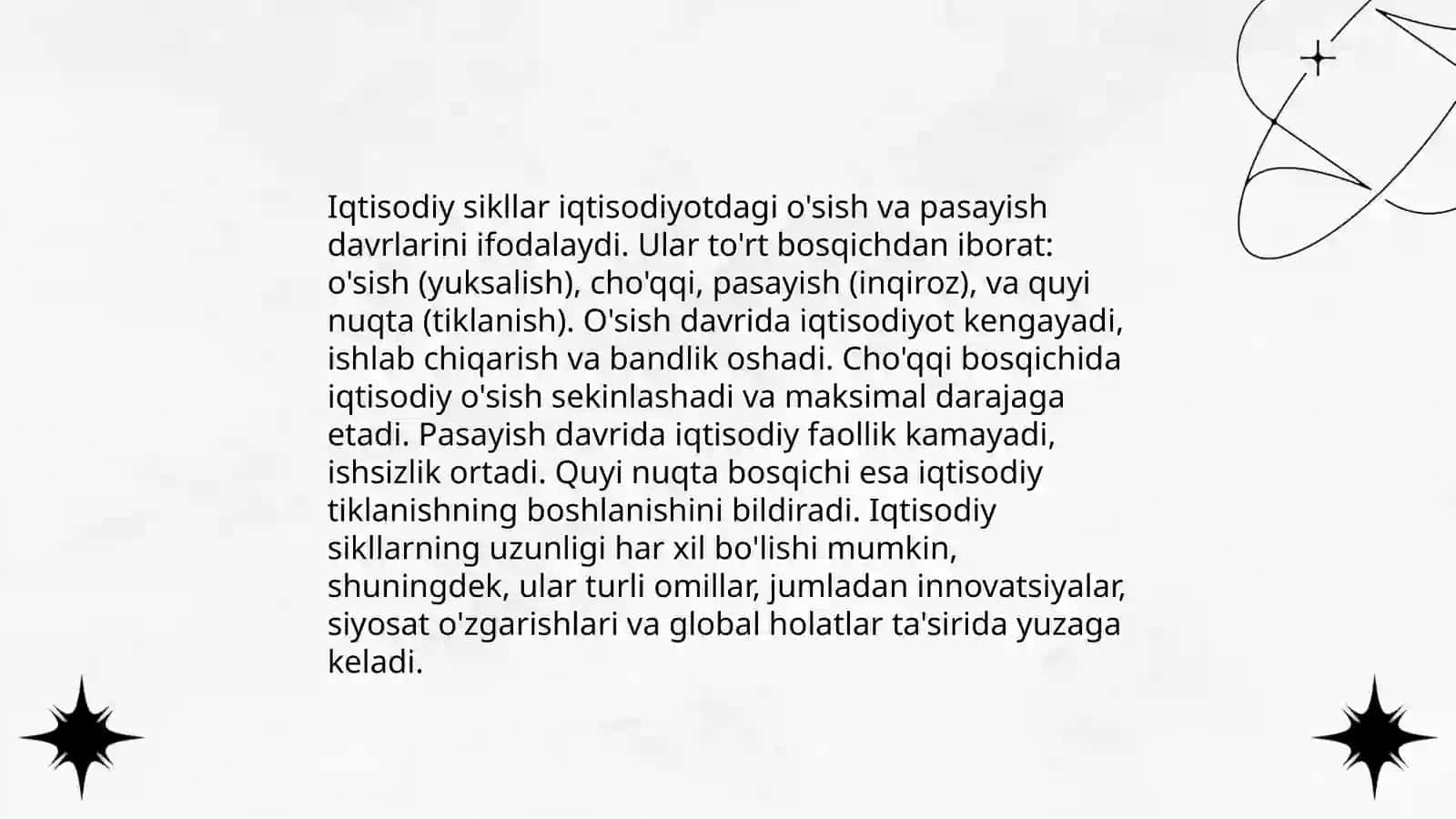 Iqtisodiyotning siklligi va makroiqtisodiy beqarorlik 3