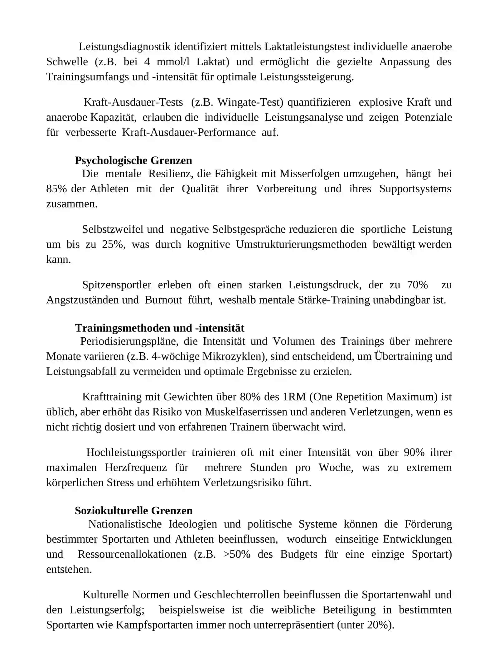 Grenzen im Leistungssport 3