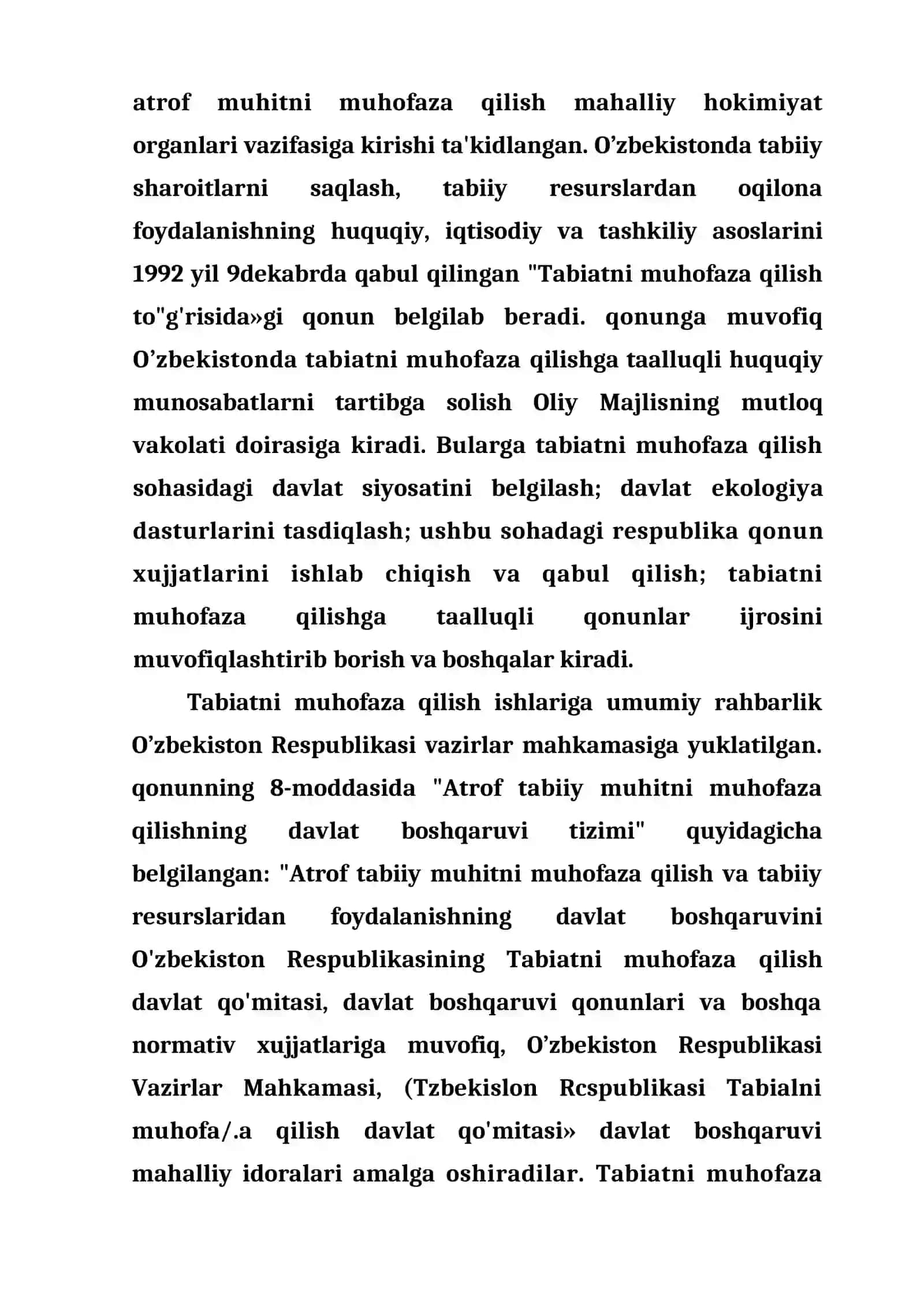 Tabiatni muhofaza qilish tadbirlari 3