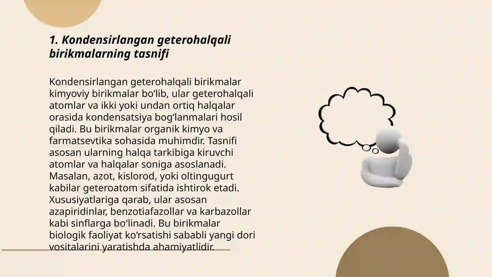 Kondensirlangan geterohalqali birikmalar 3
