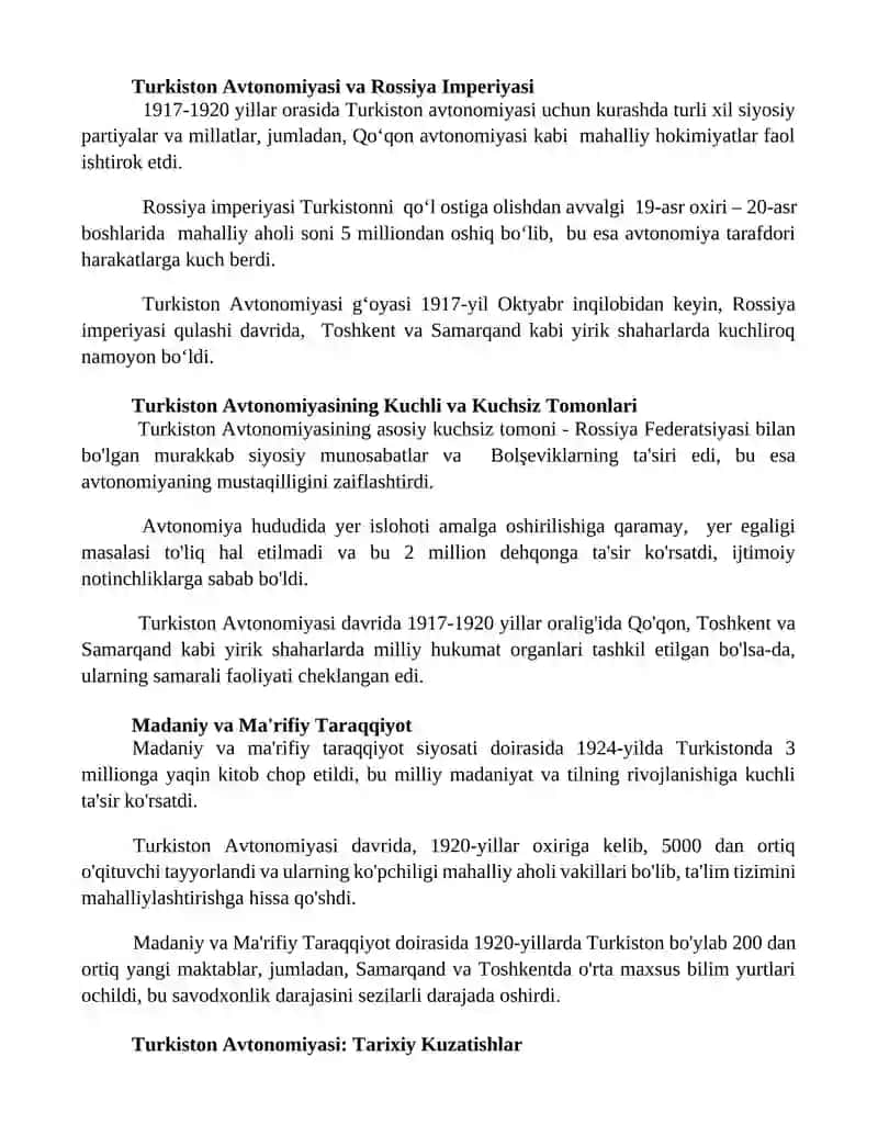 Turkiston muxtoriyati 3