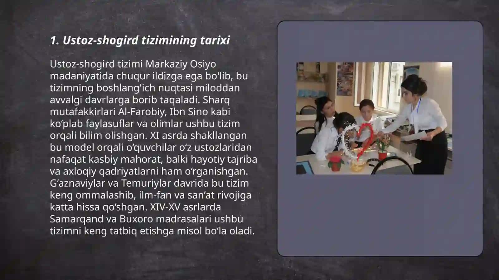 Xalq pedagogikasida ustoz shogird tizimi 3