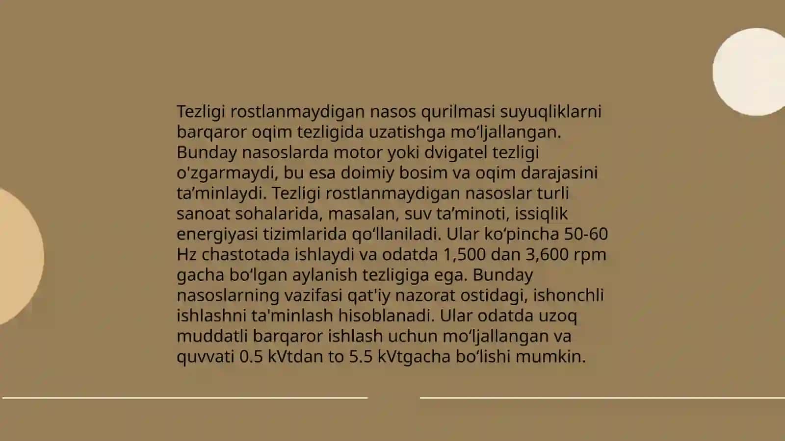 Tezligi rostlanmaydigan nasos qurilmasi 3